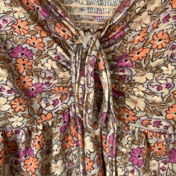 Lucky Brand Multicolor Floral Tank Size L - Picture 7 of 11